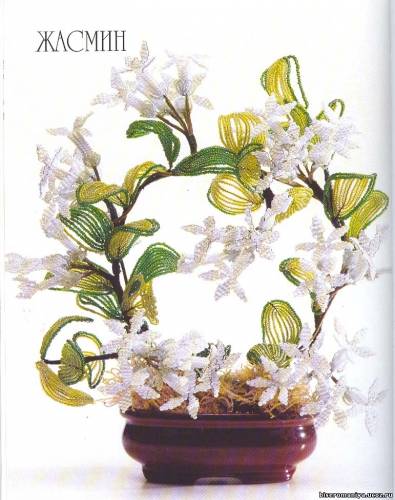 открытка - ЦВЕТЫ ИЗ БИСЕРА - цветы из бисера